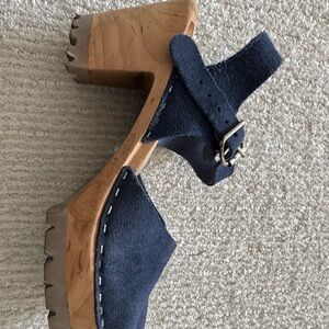 MIA Stylish Blue Suede Women's ABBA Sandal